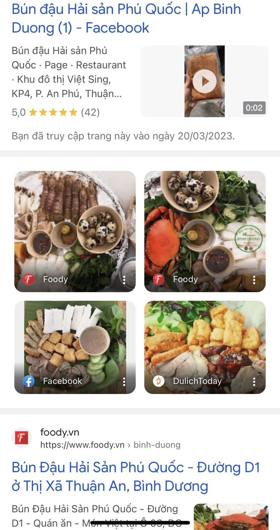 Bún đậu mắm tôm hơn 60k